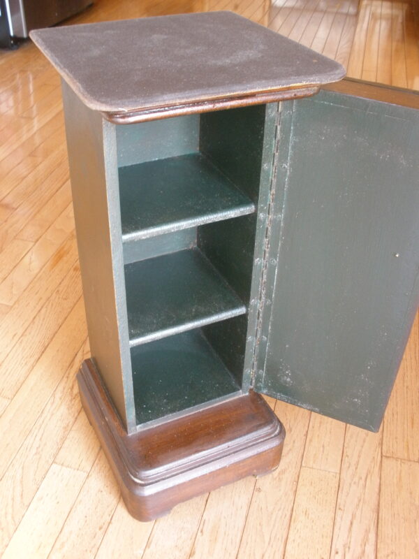 Mid-Century BEETHOVEN THEMED WOODEN STORAGE CABINET & Shadow Box - Image 8