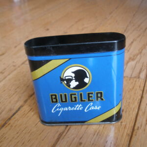 1940s BUGLER TOBACCO TIN CIGARETTE CASE
