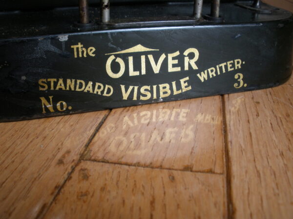 Working Early 1900s OLIVER STANDARD BAT WING VISIBLE TYPEWRITER No 3 - Image 2