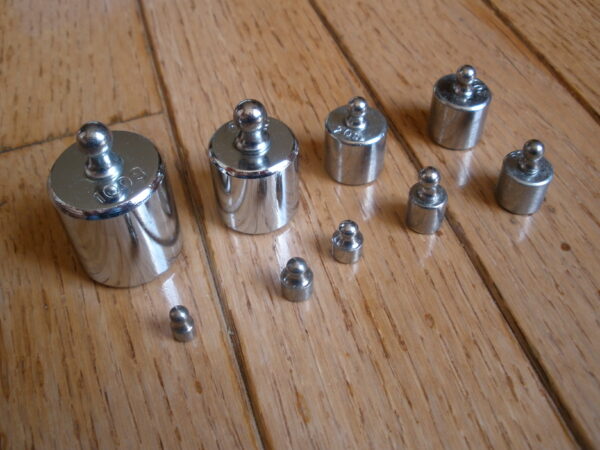 Complete Set - CALIBRAITION STAINLESS STEEL WEIGHTS KIT - 17 Pieces