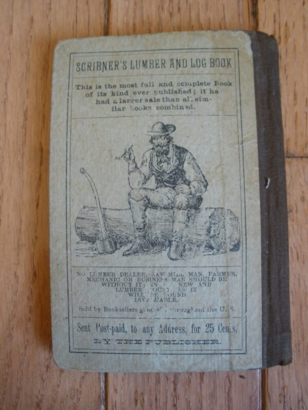 Original 1904 SCRIBNER'S LUMBER & POCKET LOG BOOK - Image 5