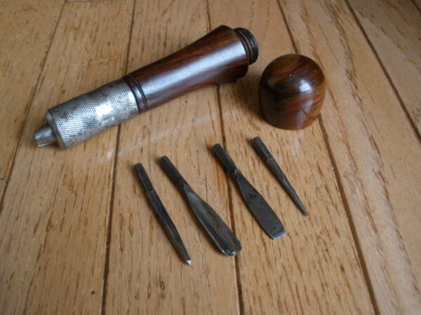 1870s MILLERS FALLS MULTI-TOOL - ROSEWOOD HANDLE