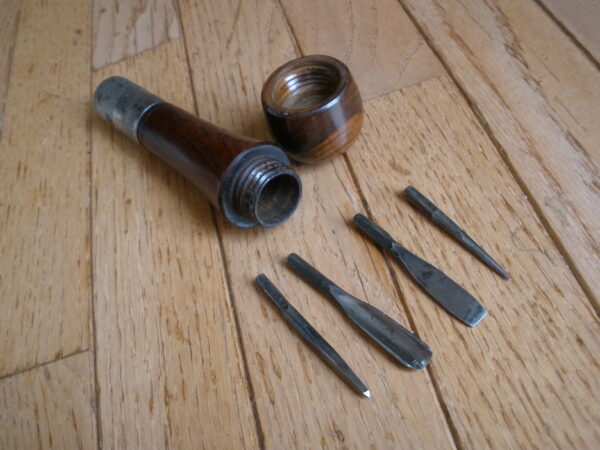 1870s MILLERS FALLS MULTI-TOOL - ROSEWOOD HANDLE - Image 3