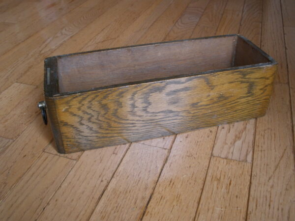 Early 1900s WOOD SINGER SEWING DRAWER - Image 2