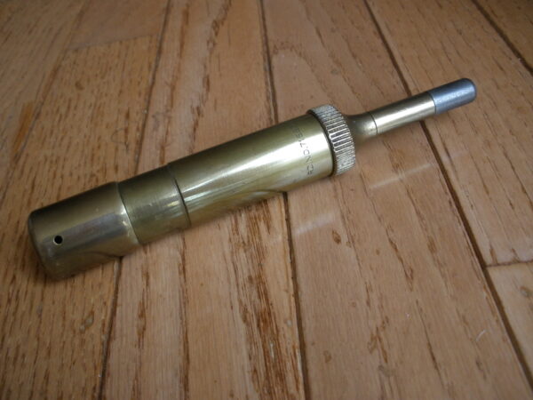 1940s TESCALEMIT BRASS MOTORCYCLE GREASE GUN Model No: 715853
