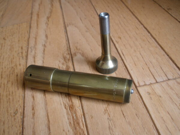 1940s TESCALEMIT BRASS MOTORCYCLE GREASE GUN Model No: 715853 - Image 2