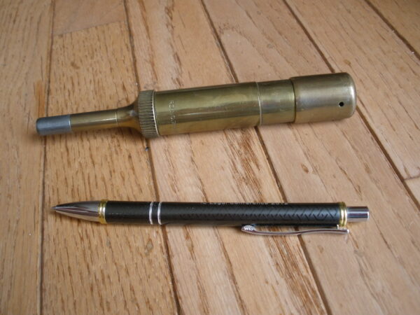 1940s TESCALEMIT BRASS MOTORCYCLE GREASE GUN Model No: 715853 - Image 6