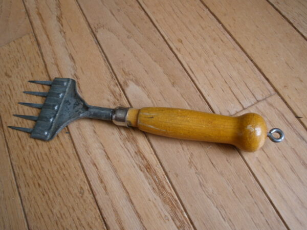 1920s ICE BLOCK PICKING TOOL - Wood Handle