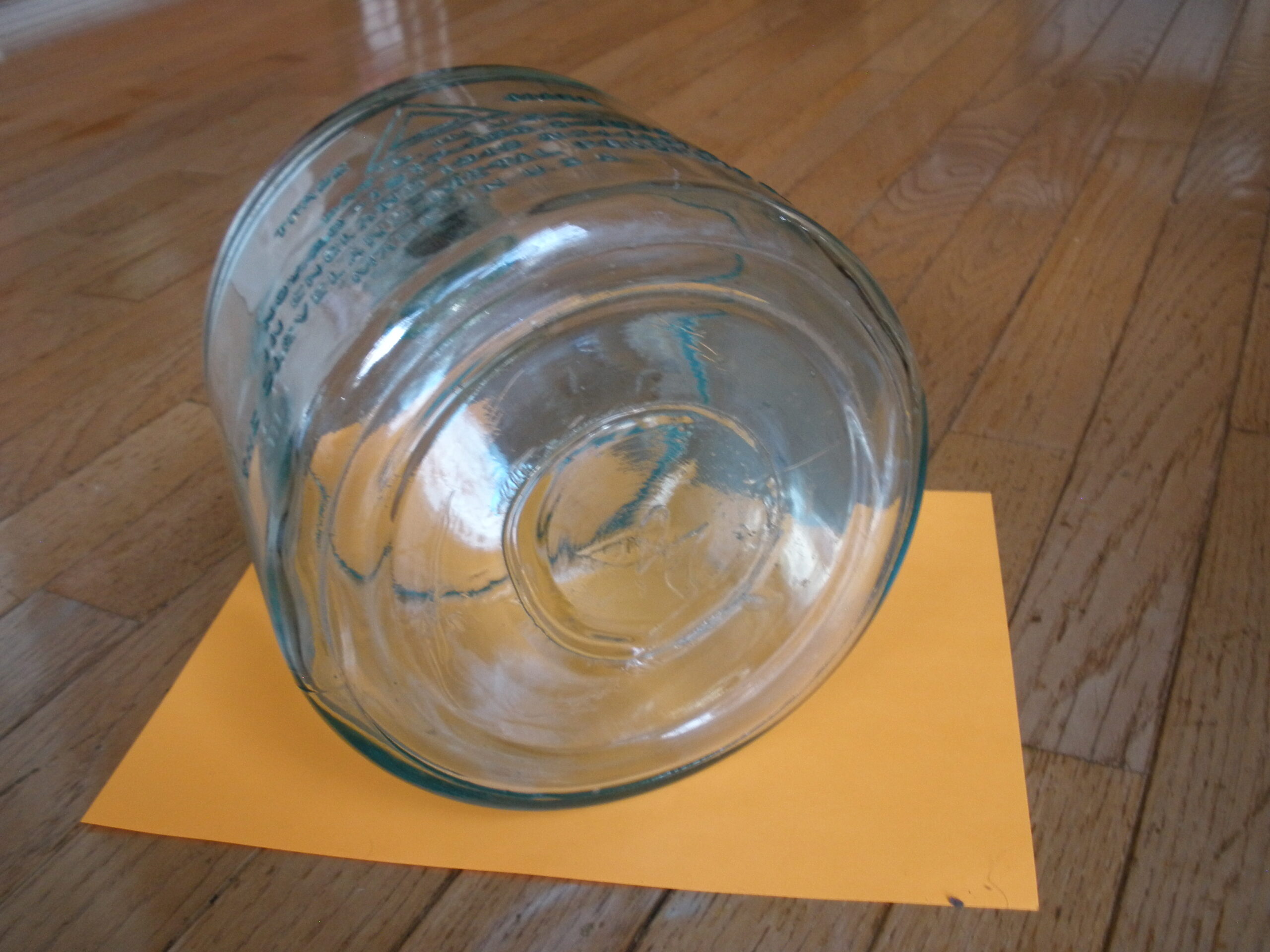 1920s STOVE KEROSENE GLASS DRIP JUG - Cleveland Metal Products Co. - Image 9