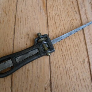 Early 1900s CAST IRON PAD SAW - KEYHOLE SAW