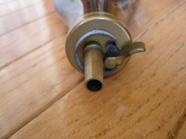 Replica CIVIL WAR BRASS & COPPER POWDER FLASK - Image 2