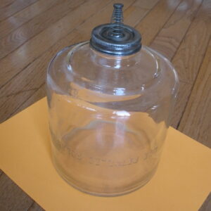 Vintage STOVE KEROSENE CLEAR GLASS DRIP JUG