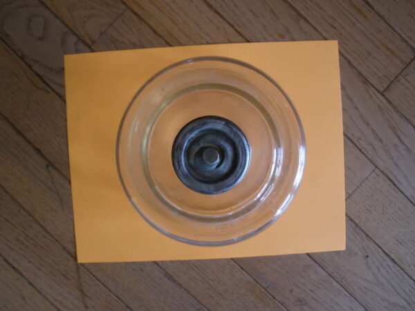 Vintage STOVE KEROSENE CLEAR GLASS DRIP JUG - Image 2