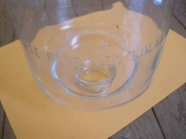 Vintage STOVE KEROSENE CLEAR GLASS DRIP JUG - Image 9
