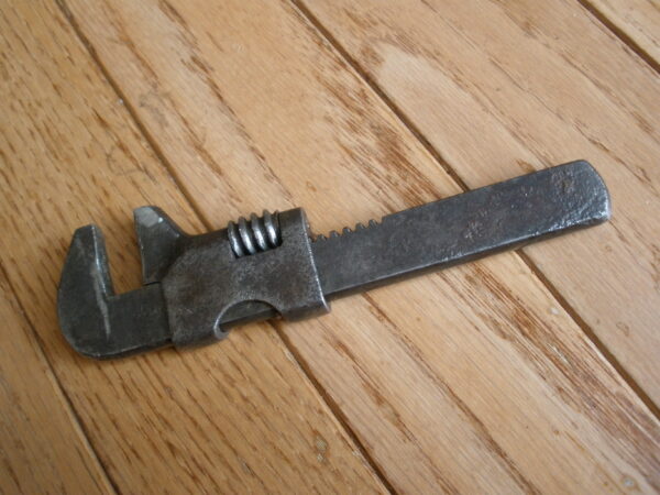 Early 1900s Wakefield BICYCLE ADJUSTABLE WRENCH - Worcester, MA - Image 4