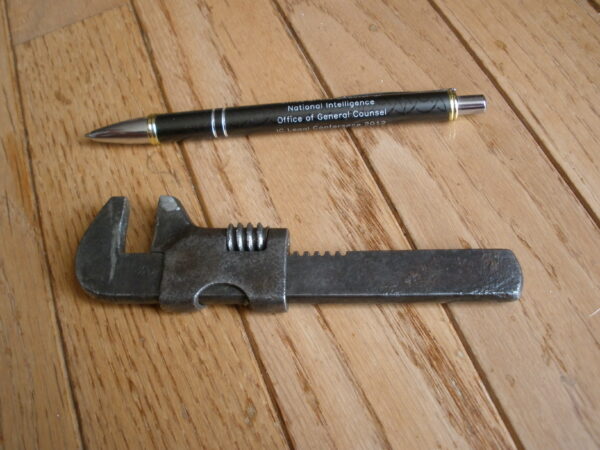Early 1900s Wakefield BICYCLE ADJUSTABLE WRENCH - Worcester, MA - Image 5