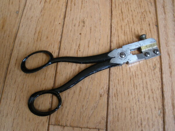 1800s WALCOTT BUTTON-HOLE CUTTER - Walcott Brothers Co - Boston, MA