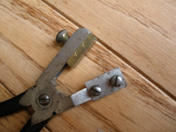 1800s WALCOTT BUTTON-HOLE CUTTER - Walcott Brothers Co - Boston, MA - Image 5