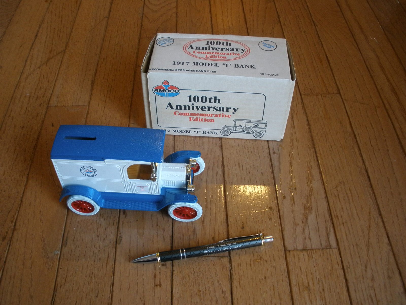 AMOCO 100th Anniversary 1917 Model T Truck Bank - ERTL Die Cast Model - Image 9