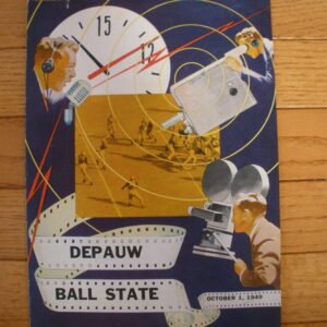 1949 BALL STATE - DEPAUW UNIVERSITY FOOTBALL PROGRAM