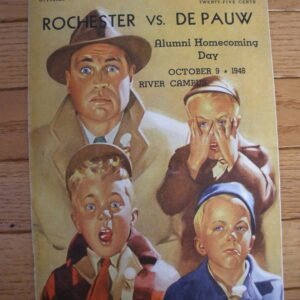 1948 UNIVERSITY OF ROCHESTER - DEPAUW UNIVERSITY FOOTBALL PROGRAM