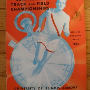 ORIGINAL 1950 40th ANNUAL BIG TEN TRACK & FIELD CHAMPIONSHIP PROGRAM