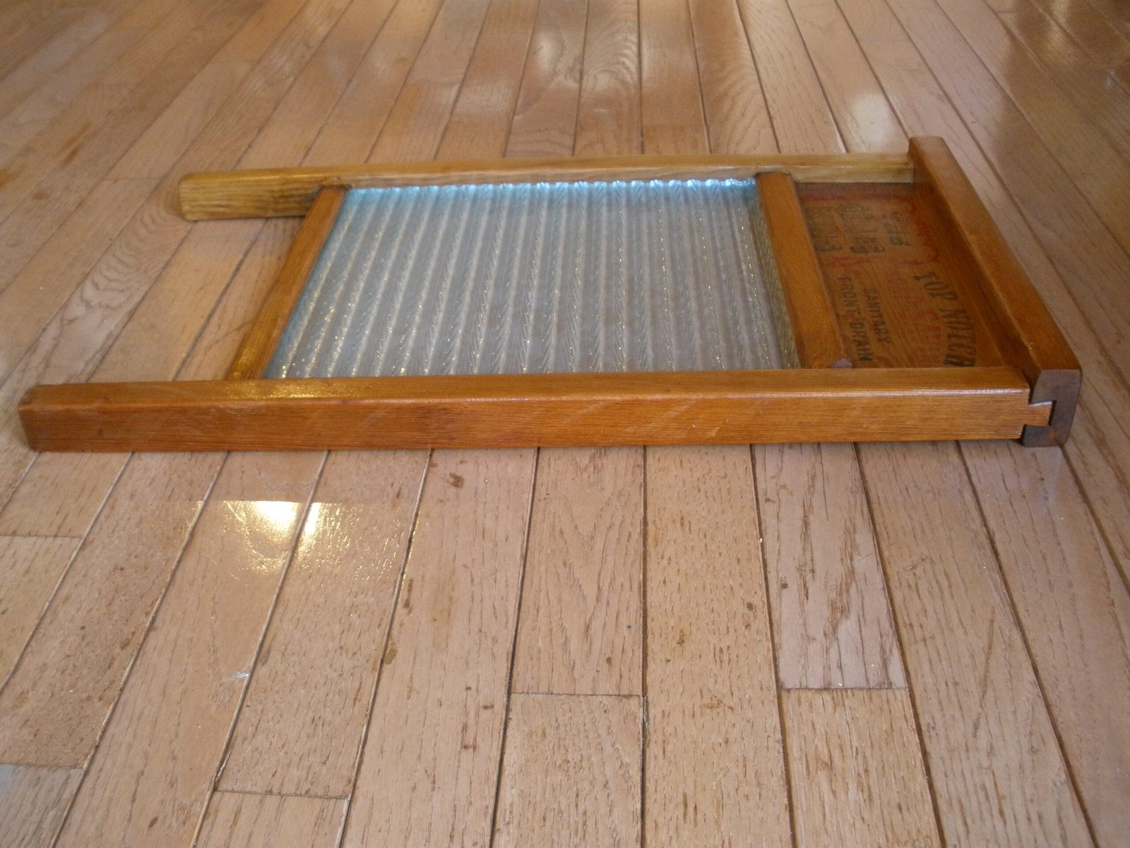 Antique "THE GLASS KING" WASHBOARD No. 860 - National Washboard Company - Image 6