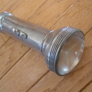 Early 1900s FRENCH FLASHER FLASHLIGHT - French Battery & Carbon Co.