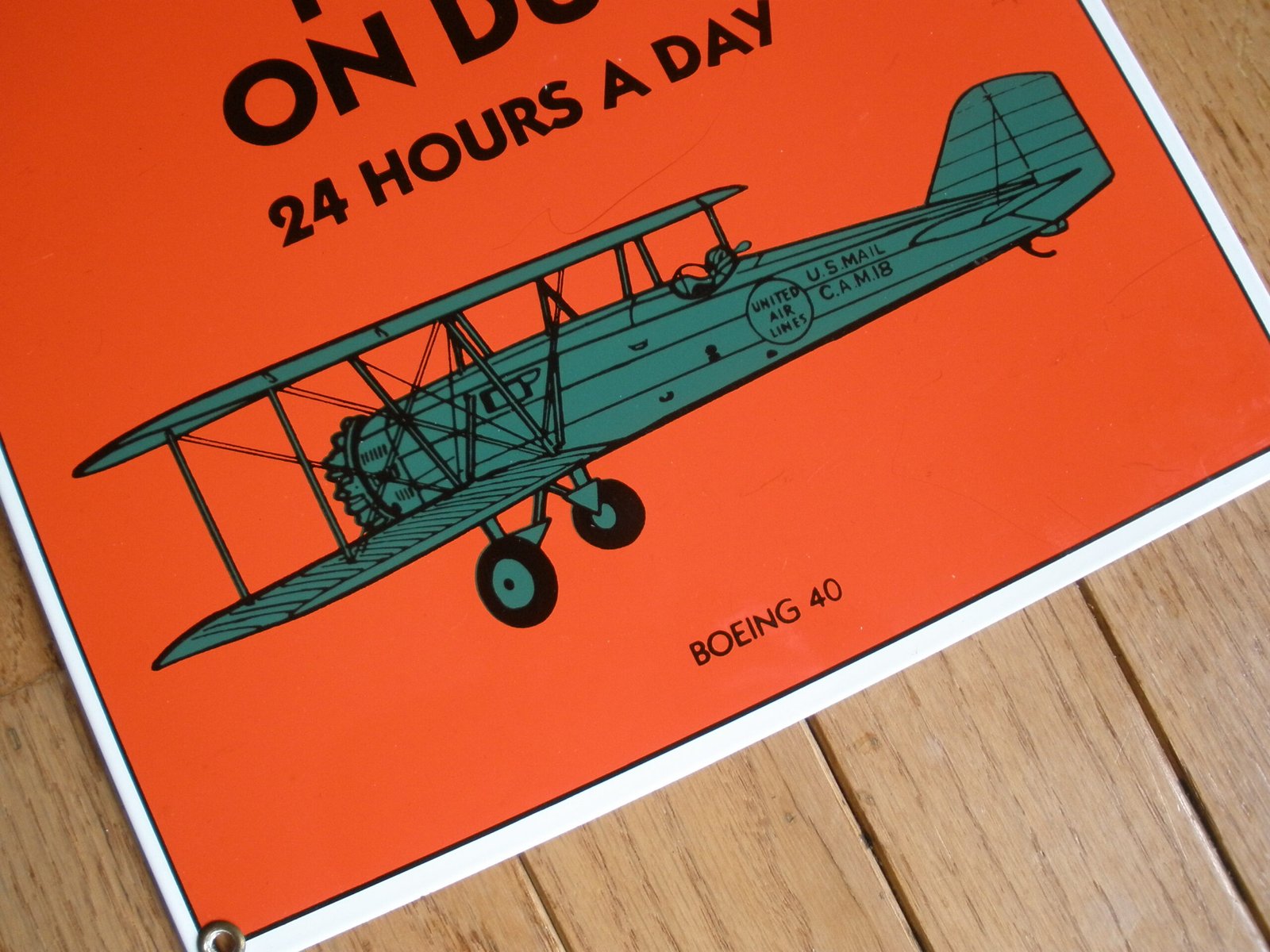 PHILLIPS 66 AVIATION PRODUCTS ENAMEL SIGN - Image 2