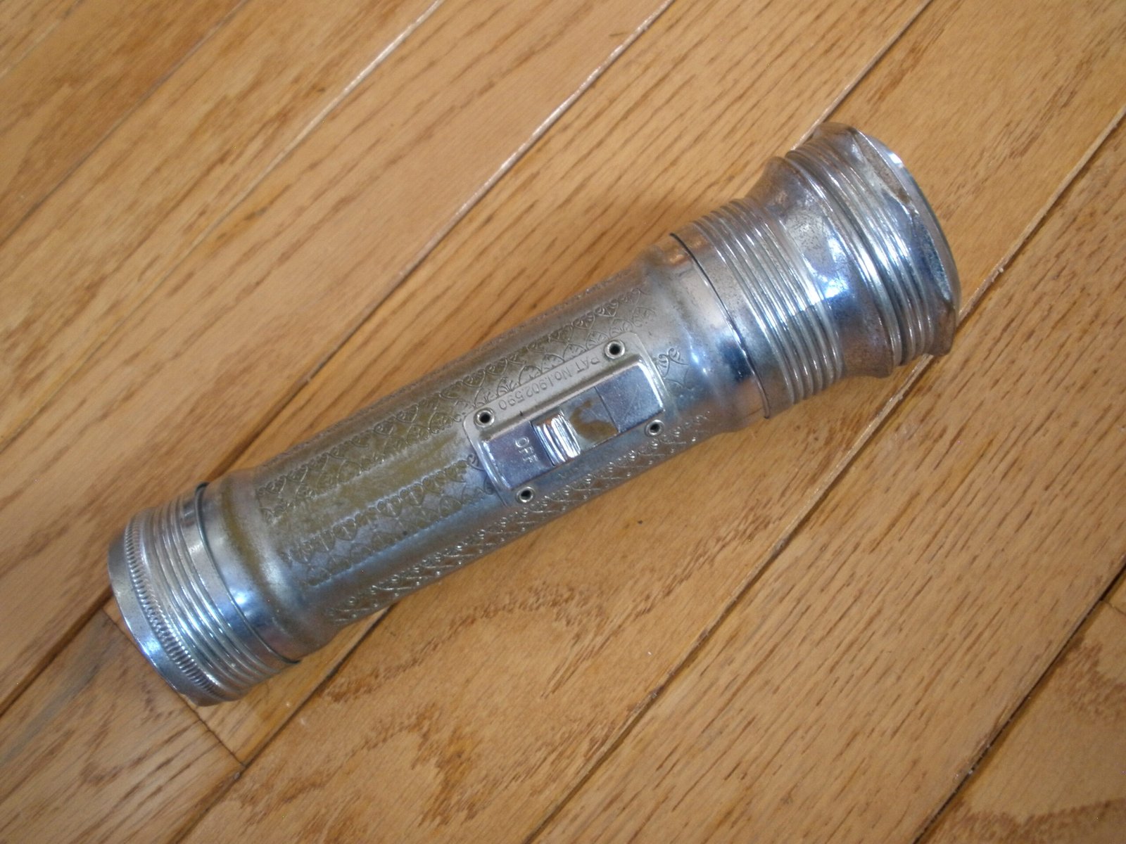 1930s BLACO BEVELED GLASS FLASHLIGHT - Blake Manufacturing Co