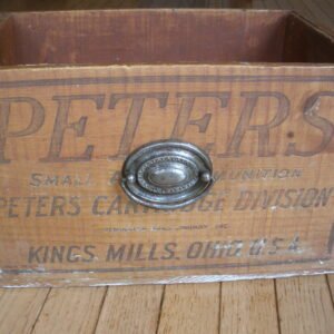 Vintage PETERS SMALL ARMS AMMO BOX - Remington Arms Co., Ohio