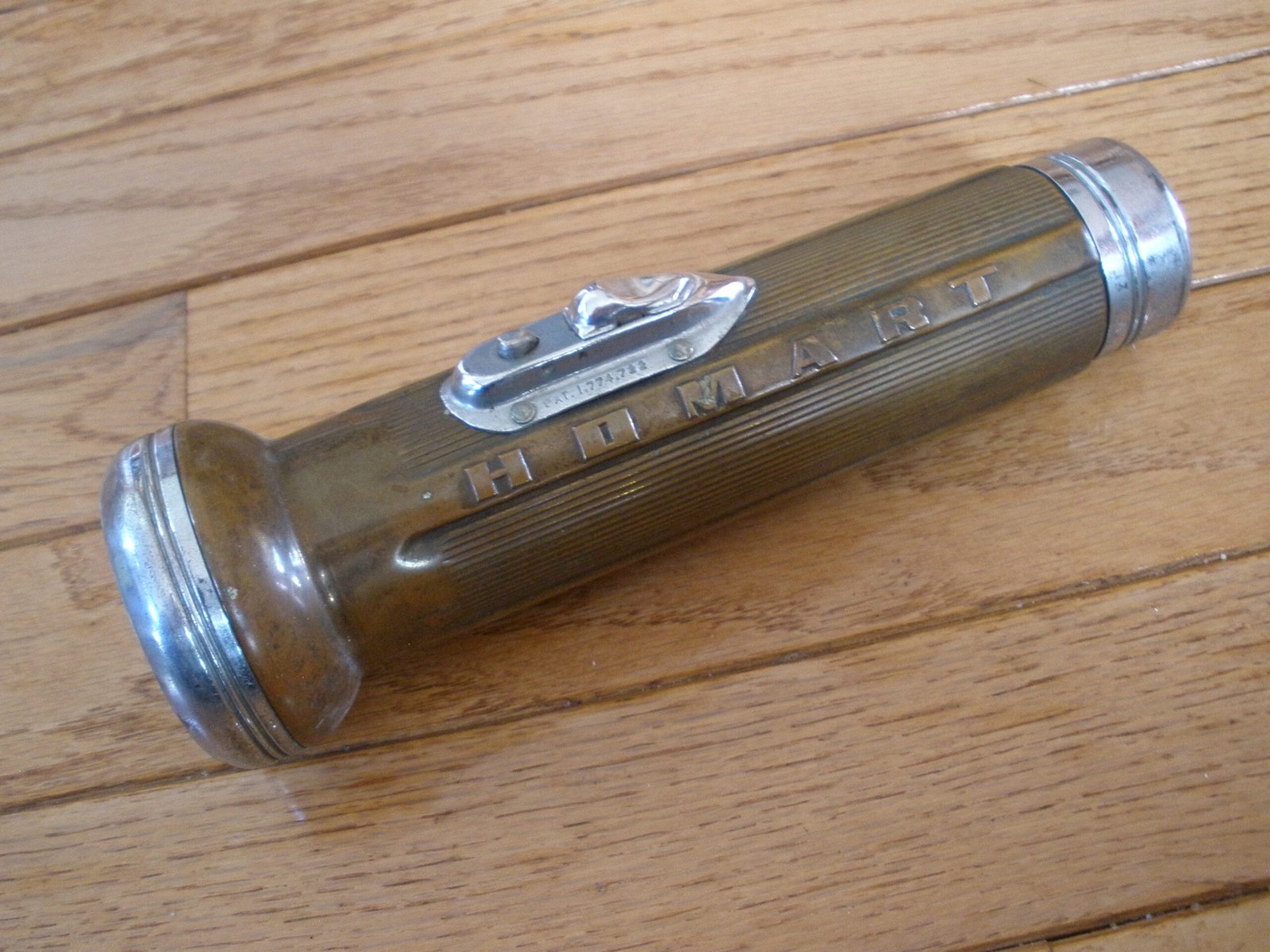 1930s Era HOMART BRASS FLASHLIGHT - 1930 Patent Date