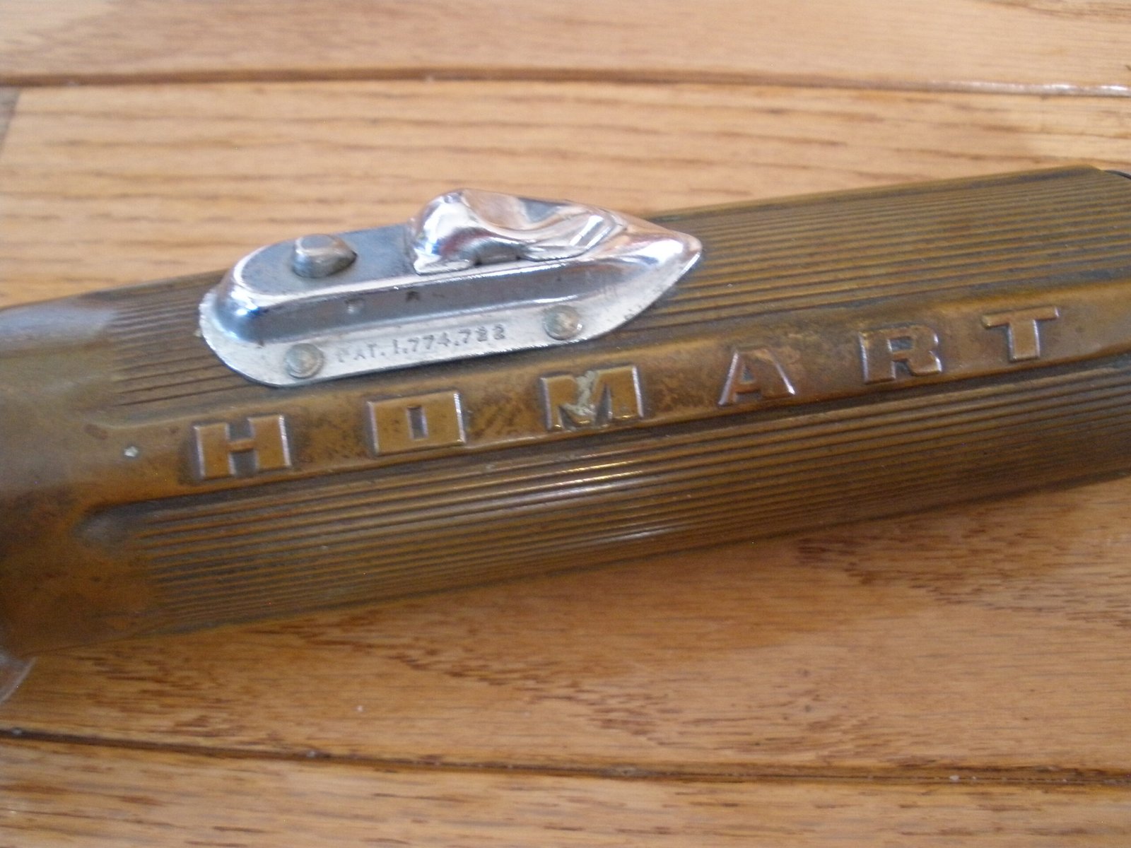 1930s Era HOMART BRASS FLASHLIGHT - 1930 Patent Date - Image 2