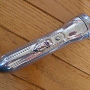 1950s RAY-O-VAC CHROME BULLET FLASHLIGHT