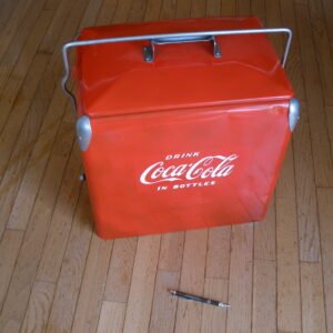 1950s COCA COLA PICNIC COOLER & INSERT TRAY
